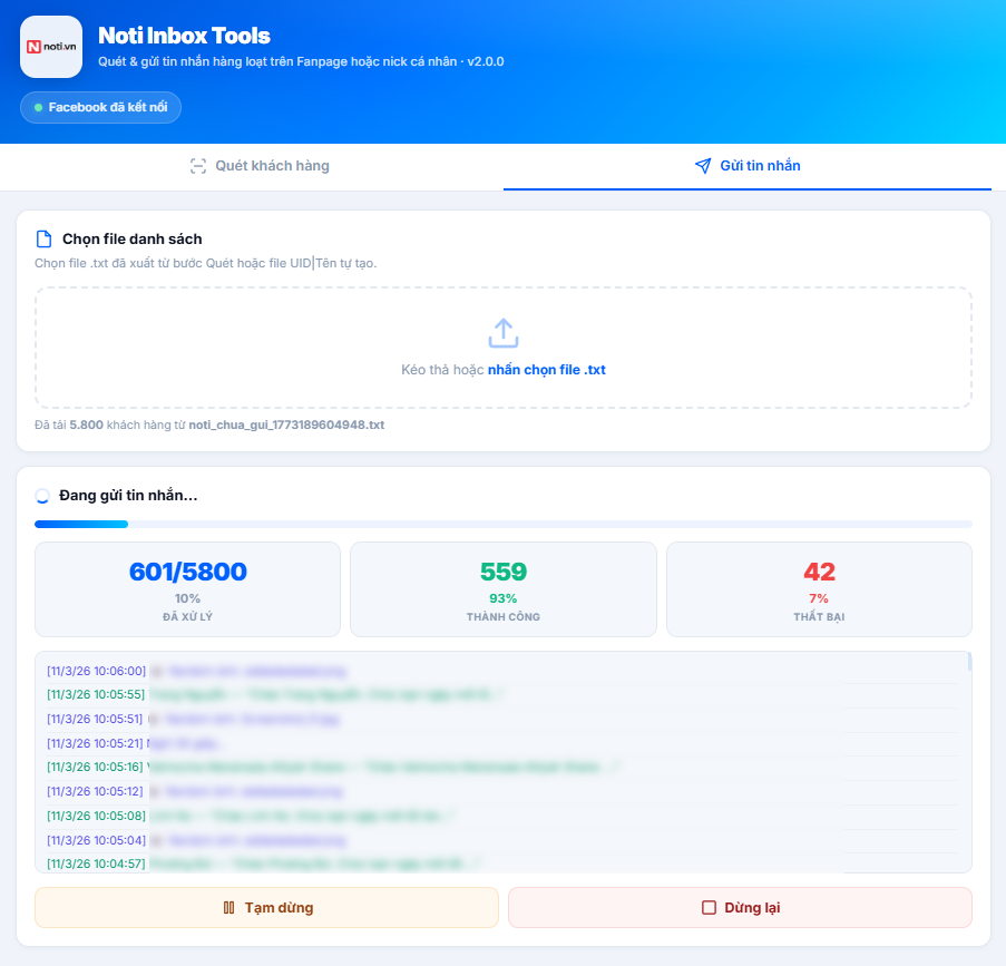 Noti Inbox Tools Screenshot